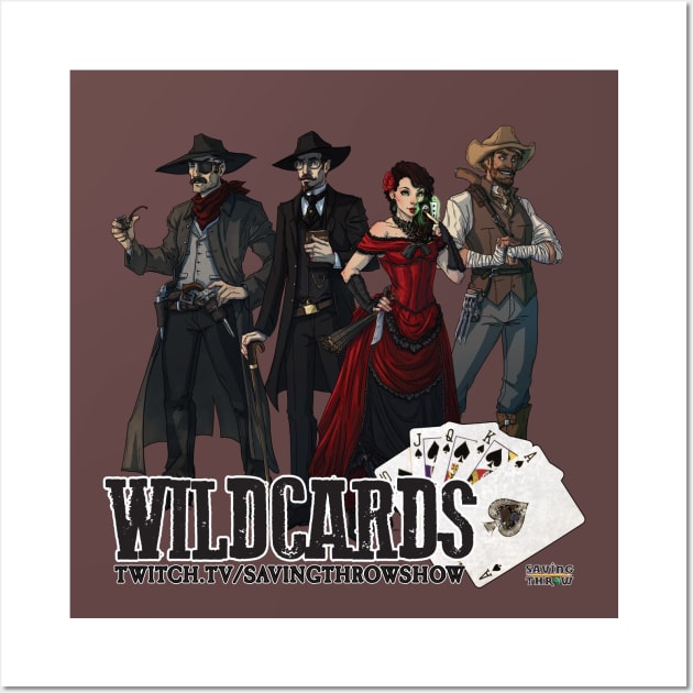 Wildcards - The Posse Wall Art by Saving Throw Loot